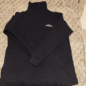 Harvard Square Black Turtleneck Sweater for Men